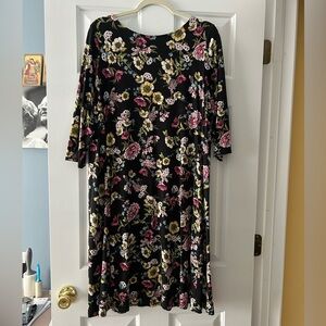 J.Jill 1X Floral Dress